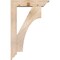Ekena Millwork Westlake Traditional Smooth Bracket w/ Offset Brace, Douglas Fir, 5 1/2"W x 22"D x 34"H BKT0604X22X34WTL01SDF - alternate 2